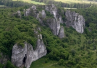 Rock climbing on Jura
